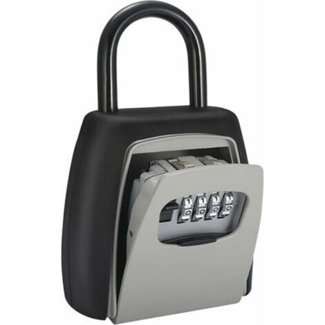 Boite A Clefs Murale, 2 in 1 Mot de passe Boîte de porte de la porte Poignée de porte Coffret Mot de passe Décoration Codelock Livraison Touche de stockage Mot de passe Boîtes de mot de passe