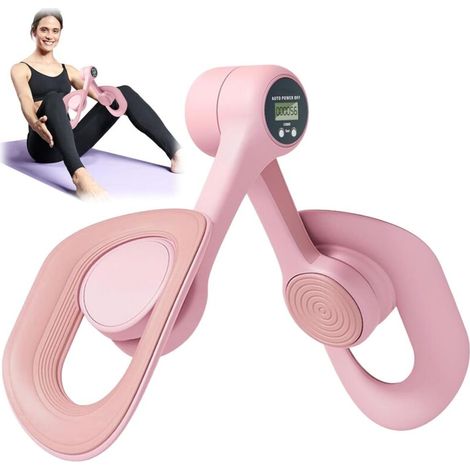 Hip Trainer Exerciseur Appareils d'exercice pour L'Intérieur des Cuisses Compte Automatique Rotatif À 360 Exerciseur du Plancher Pelvien Équipement d'exercice pour L'Intérieur des Cuisses (1/4)