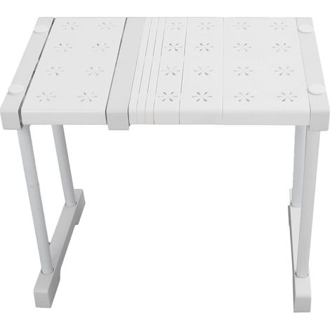 Étagère extensible empilable supportant une charge de 55 kg (121 lb) avec séparateur pour rangement, pour placard, armoire, longueur 27 à 38 cm (10,6 à 15 po).