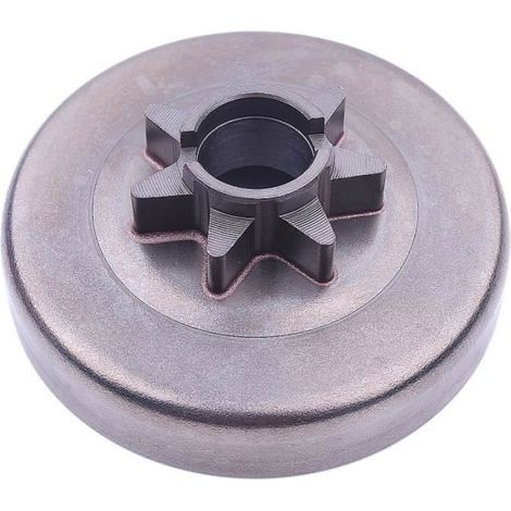 Tambour D Embrayage - Roulement A Aiguilles 3/8 Pouces 7T - Pour Tronçonneuse Husqvarna 455 Et 460 Rancher - Kit Complet ×1 (1/4)