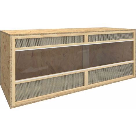 Terrario de madera contrachapada 120x50x50 cm vidaXL (1/4)