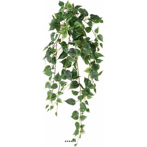 Chute de mini feuilles de philodendron artifciel L 80 cm (1/3)