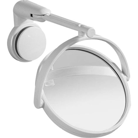 Miroir cosmétique mural Healeved avec ventouse , angle réglable , de salle bain haute résolution en (1/5)