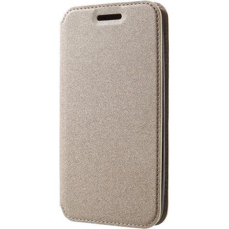 Coque portefeuille pour Asus Zenfone Go - Couleur sable or - Étui de protection (1/5)
