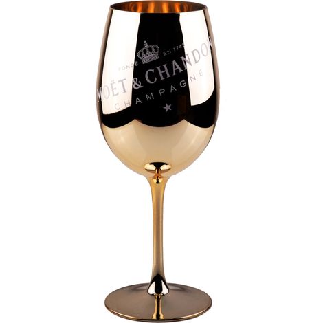 Moët & Chandon Ibiza Imperial - Verre à champagne doré - Édition limitée