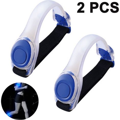 Lampe de course réfléchissante pour l'extérieur - Lumière de sécurité haute visibilité pour la course à pied, le jogging, la marche, le vélo, la randonnée et le camping. Résistante aux intempéries et