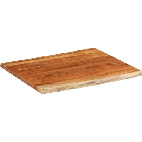 Maison Exclusive - Piano Tavolo 110x80x2,5 cm Rettangolare Legno Acacia Bordi Vivi
