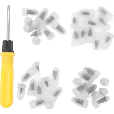 Kit de Clous de Réparation de Pneu de Voiture, Clou de Réparation de Pneu Sous Vide Bonne étanchéité Haute Résistance Efficace Facile à Utiliser pour la Voiture. (1/5)
