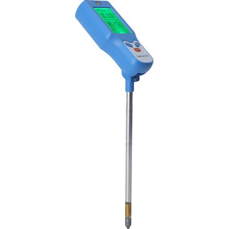 Analyseur de sol numérique 6 en 1 avec écran LCD : mesure pH, température, ensoleillement, humidité et fertilité pour jardin, ferme et pelouse (1/5)
