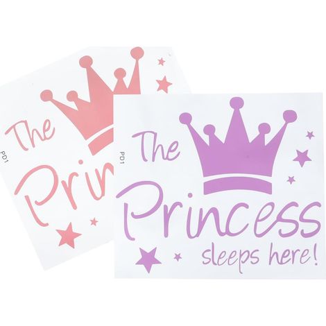 Stickers muraux diadèmes autocollants pour chambre de fille (1/5)