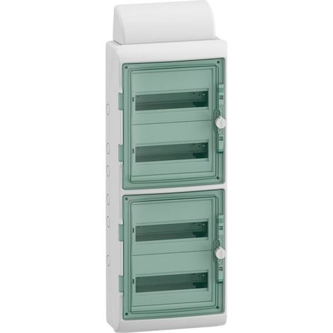 Schneider Electric 13988 Mureva Répartiteur pour pièce humide montage apparent (en saillie) Nombre de divisions = 48 Nb