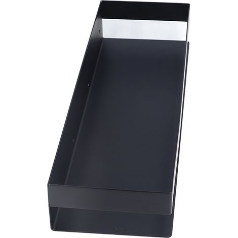 Étagère Murale Salle de Bain 40cm Noir Mat Acier Inoxydable Étanche Moderne pour Cuisine Chambre (1/5)