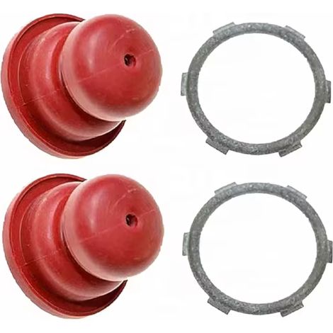 2x Pompe d'amorçage 632694 avec trou et anneau pour Tecumseh 632694A Ampoule d'amorçe Poire Carburateur Débroussailleuse Tondeuse Tracteur Carburant Essence