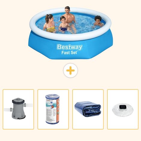 Bestway Bestway Fast Set Ronde - 244x61 cm - 5-pièces S275 (1/5)