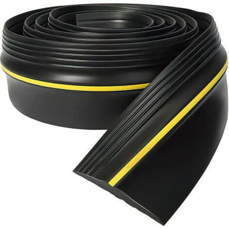 QORVA-Joint de Porte de Garage 1m,Épaisseur Joint de Seuil Barre de Seuil Garage Remplacement de Coupe-Froid Joint Seuil Porte de Garage DIY Etancheite Porte Garage facile d'installation