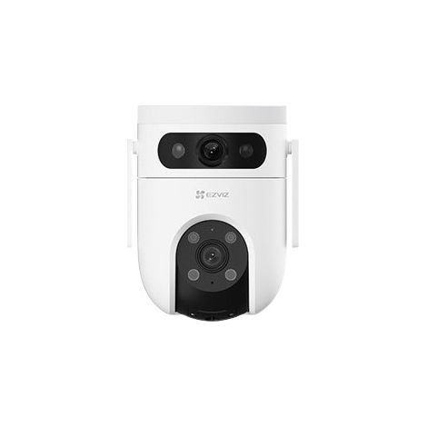 Ezviz CS-H9C-R100-8H33WKFL H9c Telecamera IP da Esterno Doppio Obiettivo 2K Wi-Fi Visione Notturna 30 m MicroSD 512 GB colore Bianco