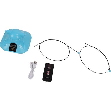 Machine à sauter intelligente avec chargeur USB-C, machine à sauter automatique pour l'exercice, bleue (1/5)