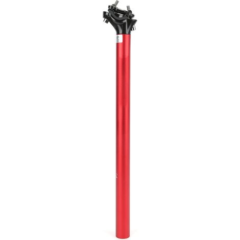 Tige de selle vélo 31,6x400mm aluminium alliage, tube selle rouge route VTT, tige de selle vélo route montagne (1/5)