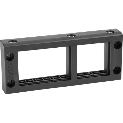 HellermannTyton VarioPlate-24Frame-PL-BK Kabeldurchführungsrahmen halogenfrei Kunststoff Schwarz (1/2)