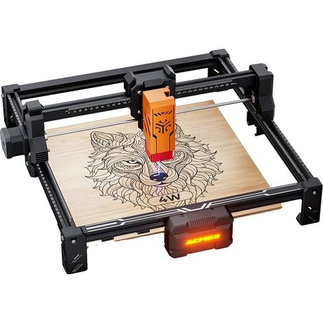 Graveur Laser, Puissance Améliorable, Compatibilité Matériaux Polyvalente, S2 4W (1/2)