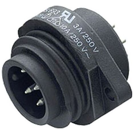 09-4227-00-07 Cosse cylindrique mâle embase mâle Nombre total de pôles: 6 + PE Série (connecteur rond): 693 1 pc (1/3)