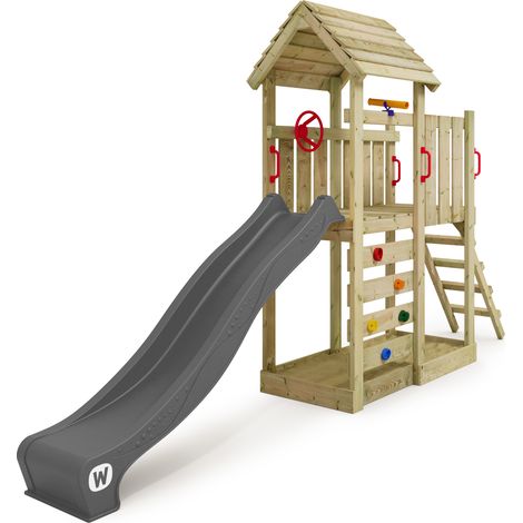Wickey Gioco da giardino JoyFlyer con tetto in legno - antracite (1/5)