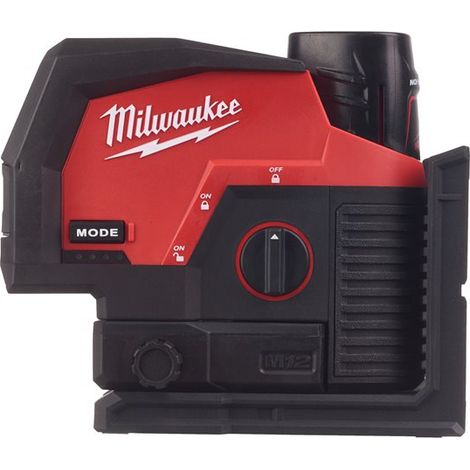 LASER VERDE M12™ A 2 LINEE CON 2 PUNTI PIOMBO milwaukee M12CLLP-301C (1/2)