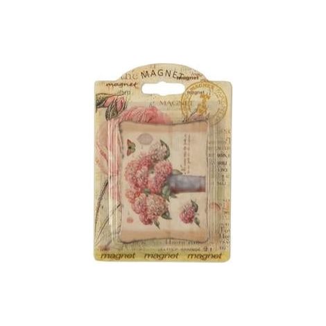 Decorazione a calamita con fiori, 6x8 cm (kit da 10)