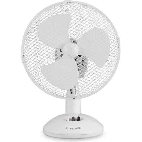 Ventilateur de Table oscillant TVE 9 (Ø 23 cm / 25W), Brasseur d'air, Réglable à 2 Vitesses, pour Maison et Bureau, Oscillant horizontalement à 90°, réglable verticalement 30° (1/5)
