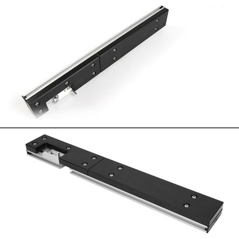 Guide de rainure à queue d'aronde en aluminium pour jauge d'onglet, outil de table à scier le bois (1/5)