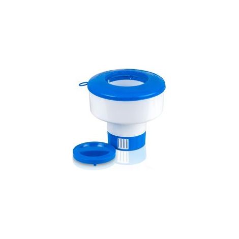 Distributeur flottant pour piscine (17,5 cm) Grande capacité pour pastilles de 7,6 cm (3 pouces) avec évents de débit réglables pour piscines intéri (1/5)
