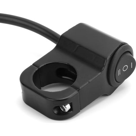 7/8-Zoll-Lenkerschalter für 12-V-Motorräder/ATVs, Abblendlicht- und Nebelscheinwerfer-Ein-/Ausschalter, integrierte mehrfarbige LED-Anzeige (1/5)
