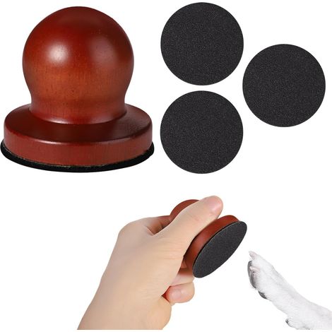 Lime à Ongles pour Chien, Lime à Ongles pour Animaux Facile Ponceuse à Griffes pour Chien sans Stress avec Papier de Verre Remplaçable Bois Tondeusepour Animaux de Compagnie Chats (1/5)