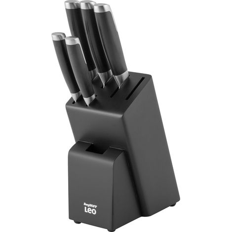 Bloque de 5 cuchillos de acero inoxidable - 3950358 - Berghoff -