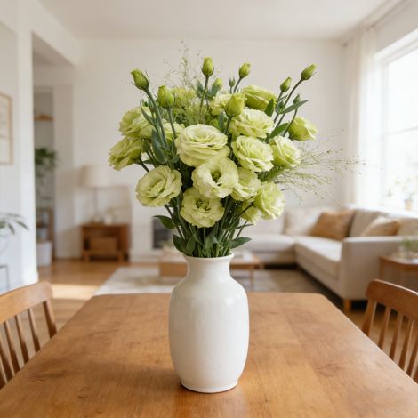 1000 Emerald Green Lucita Lisianthus Seeds – Rare Double-Flowered Eustoma, Unique Garden Decoration (1/5)