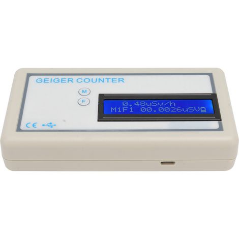 Compteur Geiger, détecteur de radiations nucléaires portable, précis et sensible, avec écran LCD, pour marbre, carrelage et bijoux, 3,7 V (1/5)