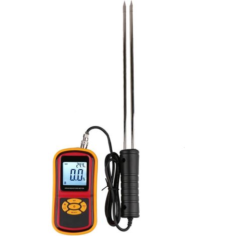 GARRYFIZH Détecteur d'Humidité Numérique Humidimètre Portable à Grains Hygromètre LCD Testeur d'Humidité pour Blé Maïs Riz (1/5)