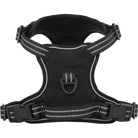 Hundegeschirr Reflektierend Verstellbar Schwarz L vidaXL678896 (1/5)