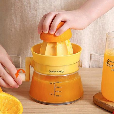 Extracteur De Jus - 500 Ml - Manuel - Portable - Pour Agrumes Et Fruits (1/5)