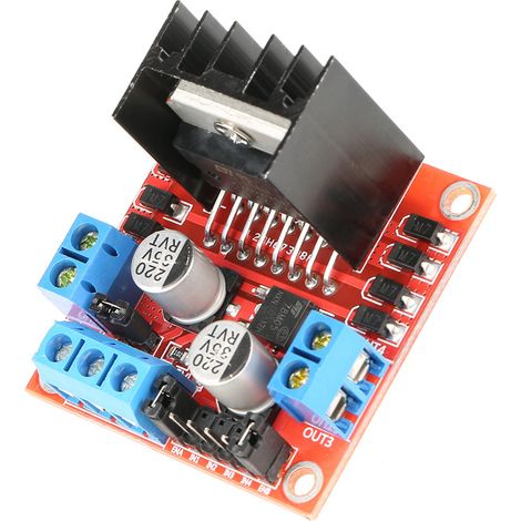 module L298N, carte de commande de pont en H pour moteur pas à pas, robot de voiture intelligente (1/5)