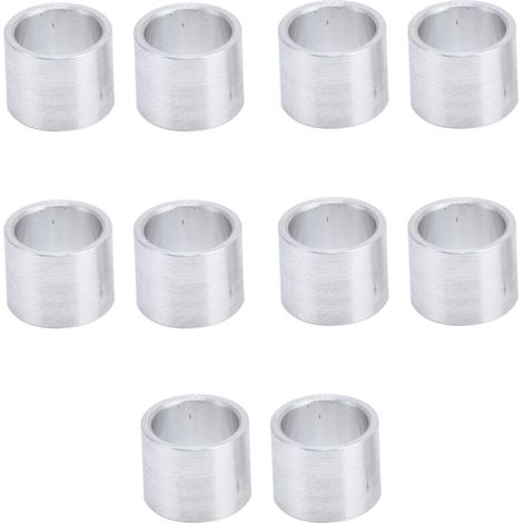 Aluminium-Abstandshalter, Metall-Abstandshalter, runder Aluminium-Abstandshalter, gewindelose Abstandshülse, einfacher externer Abstandshalter ohne Gewinde, 10 mm (1/4)