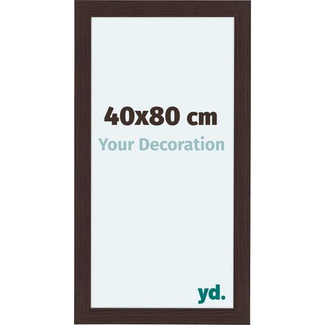 yd. - Cadre photo 40x80 - Chene Fonce - MDF - Como (1/5)