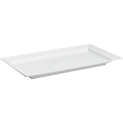 Vassoio rettangolare in Melamina Bianco 65 x 36,5 cm (1/2)