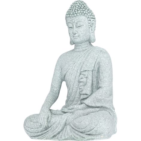Petite statuette de Bouddha ornementale, finement travaillée en grès vert, décoration Bouddha, aquarium, Bouddha de méditation.