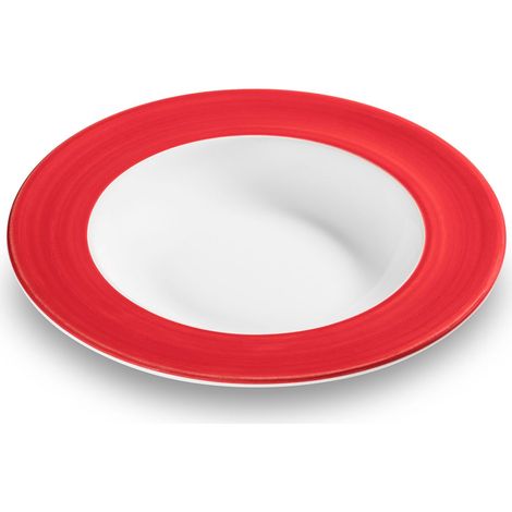 Gmundner Keramik Variation Rubinrot, Assiette à soupe Gourmet (Ø 24cm) (1/3)