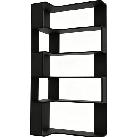Étagère pour plantes vertes et décoration de chambre, rangement pour livres et objets divers,bibliothèque à cinq niveaux de grande capacité (1/5)