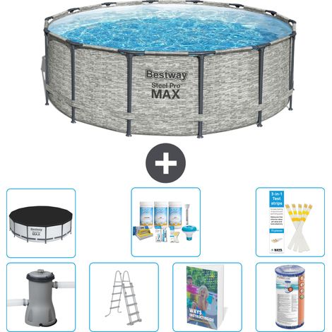 Bestway Steel Pro MAX Rund - 427x122 cm - 8-teilig S556