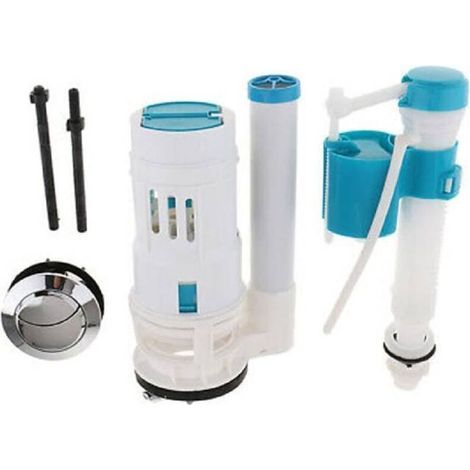 Kit de Remplissage de réservoir de Toilette, pièces de Remplissage de Chasse d'eau, kit de Salle de Bain, Convient pour Les Kits de réparation de réservoir de 18 à 24 cm de Hauteur