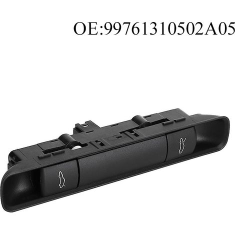 99761310502A05 Interrupteur de coffre arrière, adapté à la Porsche 911, commande l'ouverture électrique du hayon arrière, améliorant ainsi la commodité du chargement et du déchargement des bagages. (1/4)
