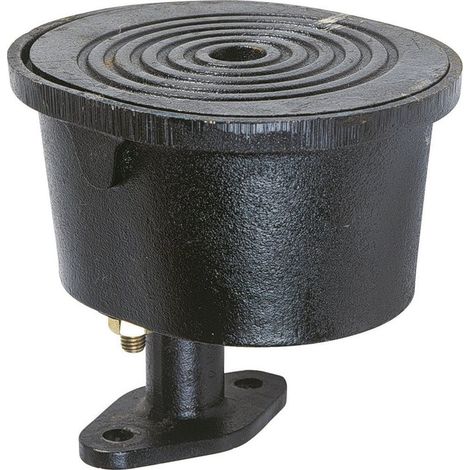 Huot – Bouche d'arrosage en fonte M 3/4" – F 1/2" – Raccordement fileté – Livré avec demi-raccord et contre-bride – Arrosage de surface